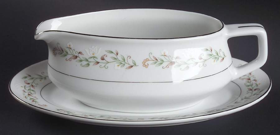 Cottonwood Gravy Boat & Underplate/Relish by Brentwood-1