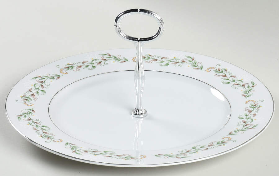 Cottonwood Round Serving Plate with Handle (CH) HC by Brentwood-1