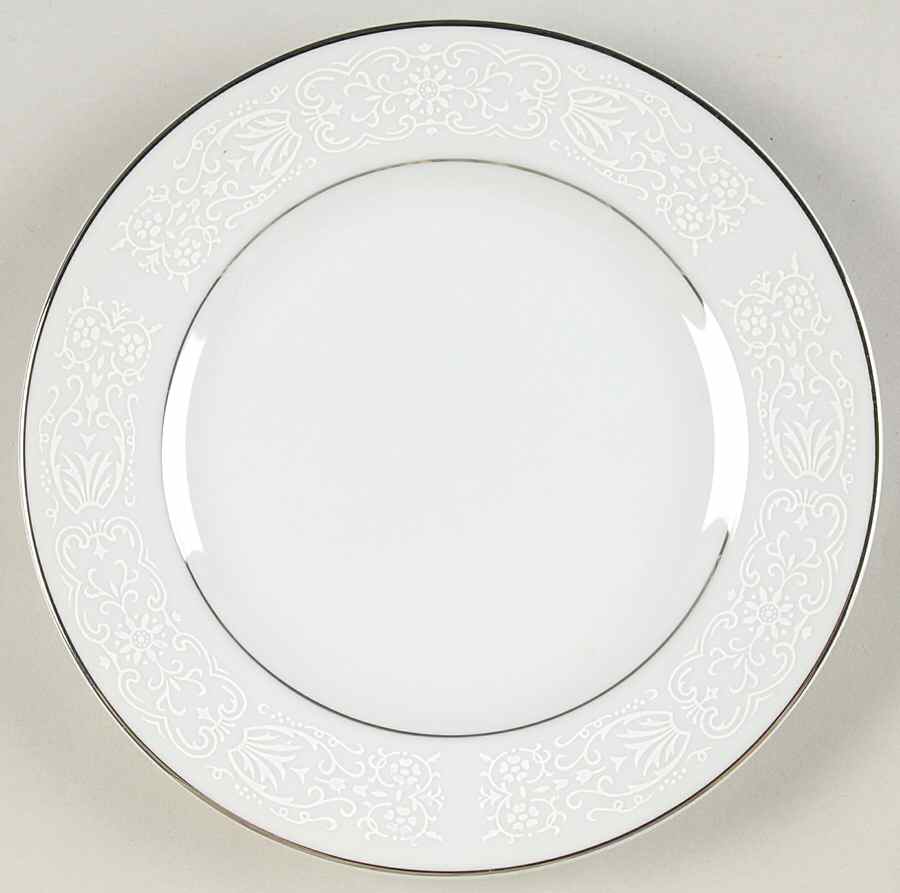 White Lace Bread & Butter Plate by Brentwood-1