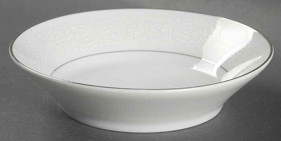 White Lace Fruit/Dessert (Sauce) Bowl by Brentwood-1