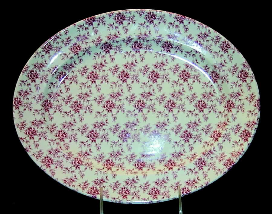 Rosalie 12" Oval Serving Platter by Broadhurst-1