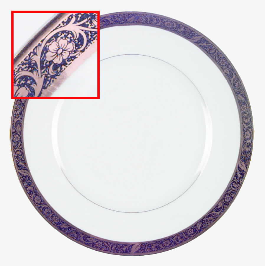 Antique Gold Dinner Plate by Bristol (Japan)-1