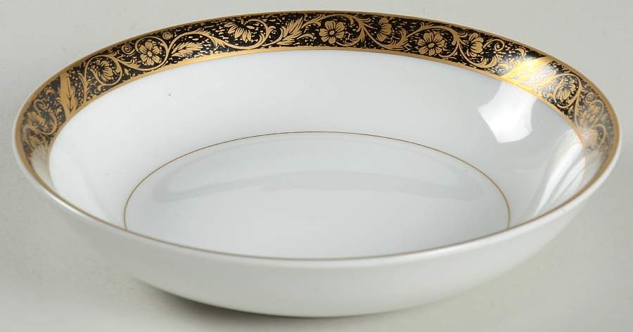 Antique Gold Fruit/Dessert (Sauce) Bowl by Bristol (Japan)-1