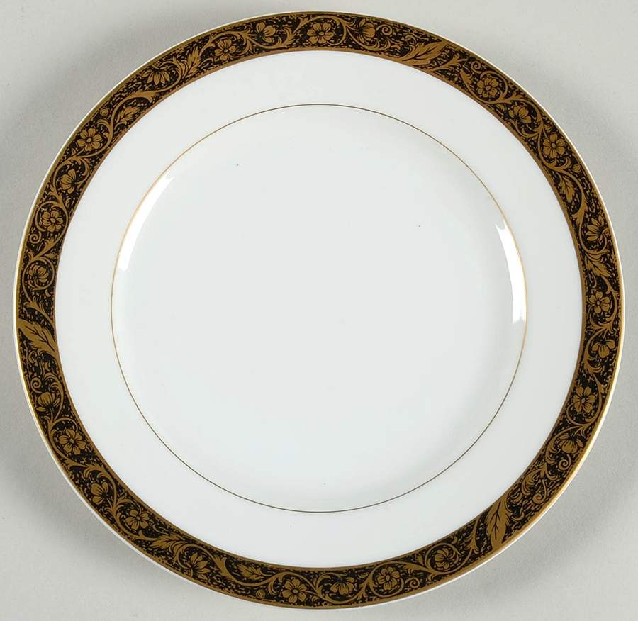 Antique Gold Bread & Butter Plate by Bristol (Japan)-1