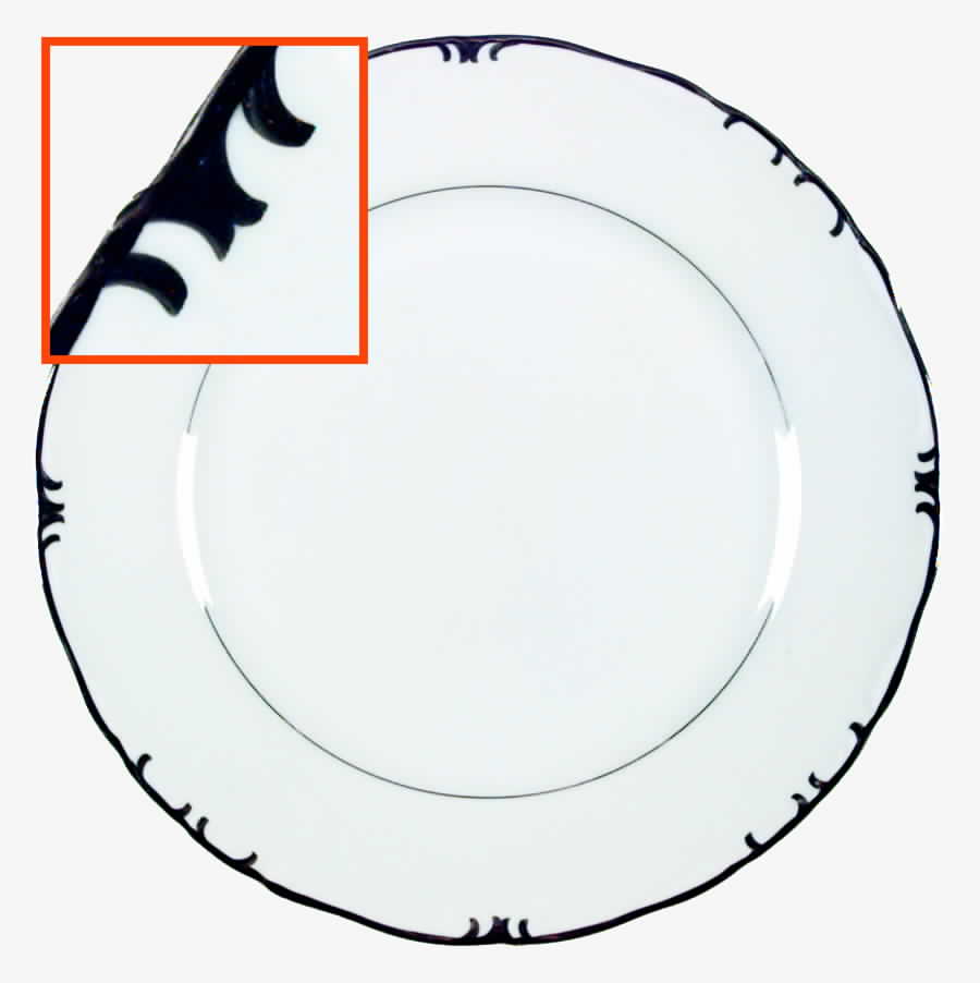Baronet Dinner Plate by Bristol (Japan)-1