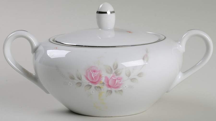 Beloved Sugar Bowl & Lid by Bristol (Japan)-1