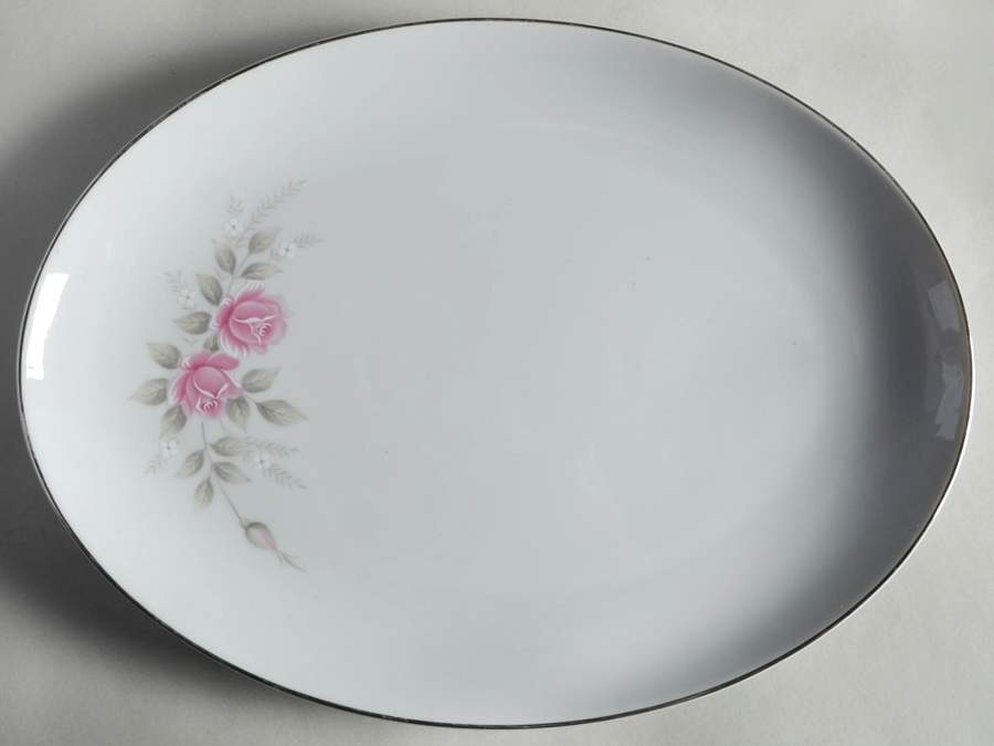 Beloved 12" Oval Serving Platter by Bristol (Japan)-1