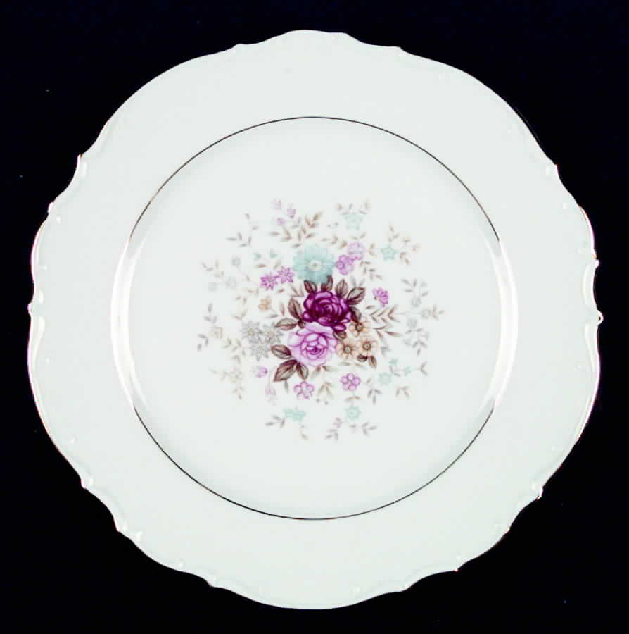 Bouquet Dinner Plate by Bristol (Japan)-1