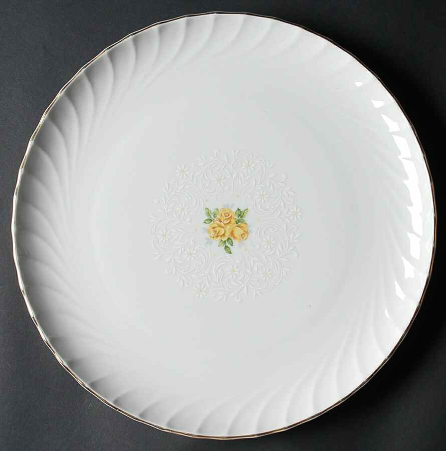 Bridal Bouquet 12" Chop Plate (Round Platter) by Bristol (Japan)-1