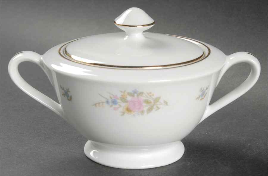 Candlelight Sugar Bowl & Lid by Bristol (Japan)-1