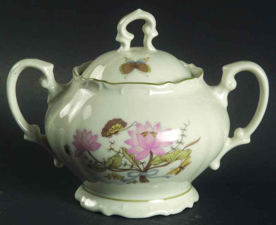 Carillion Sugar Bowl & Lid by Bristol (Japan)-1