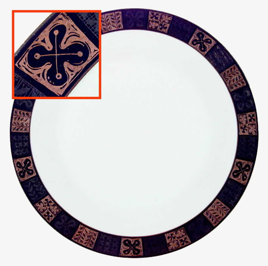 Circle of Gold Dinner Plate by Bristol (Japan)-1