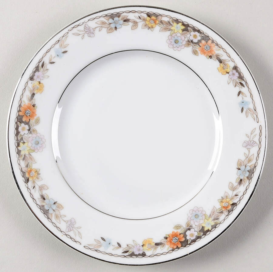 Debonair Bread & Butter Plate by Bristol (Japan)-1