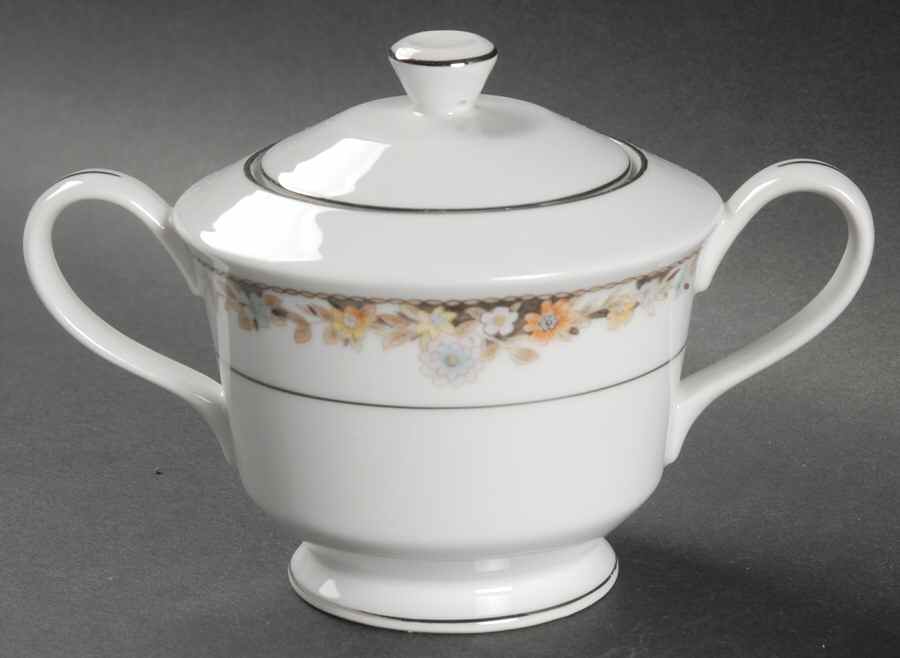 Debonair Sugar Bowl & Lid by Bristol (Japan)-1