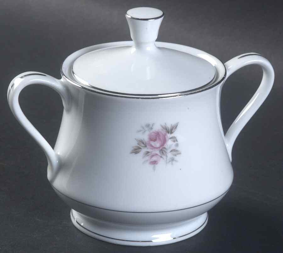 Demure Sugar Bowl & Lid by Bristol (Japan)-1