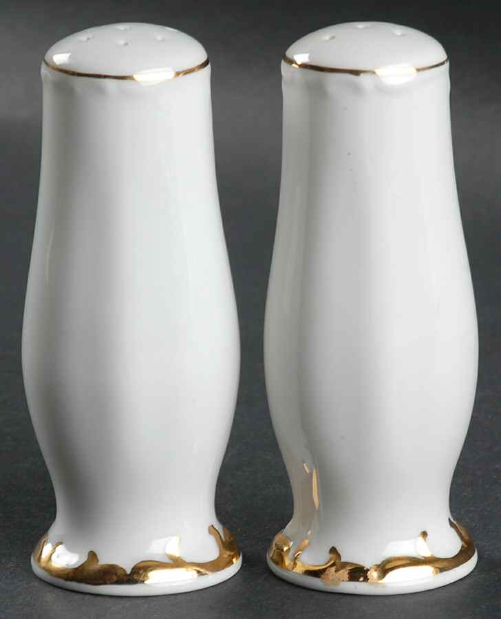 Esquire White Salt & Pepper Set by Bristol (Japan)-1