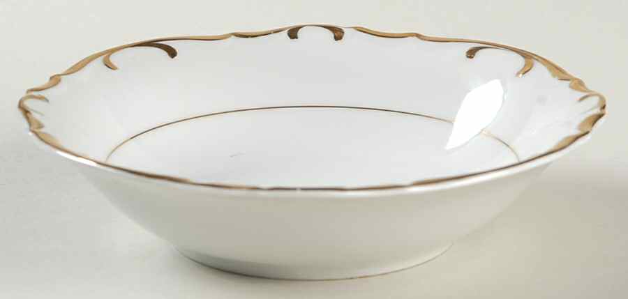 Esquire White Fruit/Dessert (Sauce) Bowl by Bristol (Japan)-1