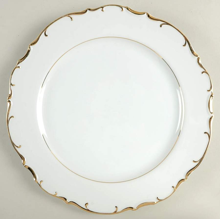 Esquire White 12" Chop Plate (Round Platter) by Bristol (Japan)-1
