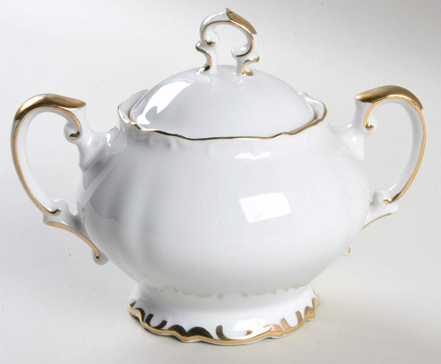 Essex Sugar Bowl & Lid by Bristol (Japan)-1