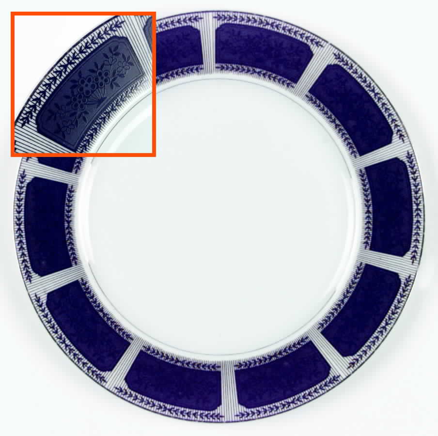 Francine Dinner Plate by Bristol (Japan)-1