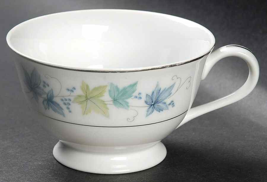 Leaves & Grapes Footed Cup by Bristol (Japan)-1