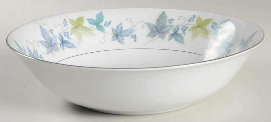 Leaves & Grapes 9" Round Vegetable Bowl by Bristol (Japan)-1