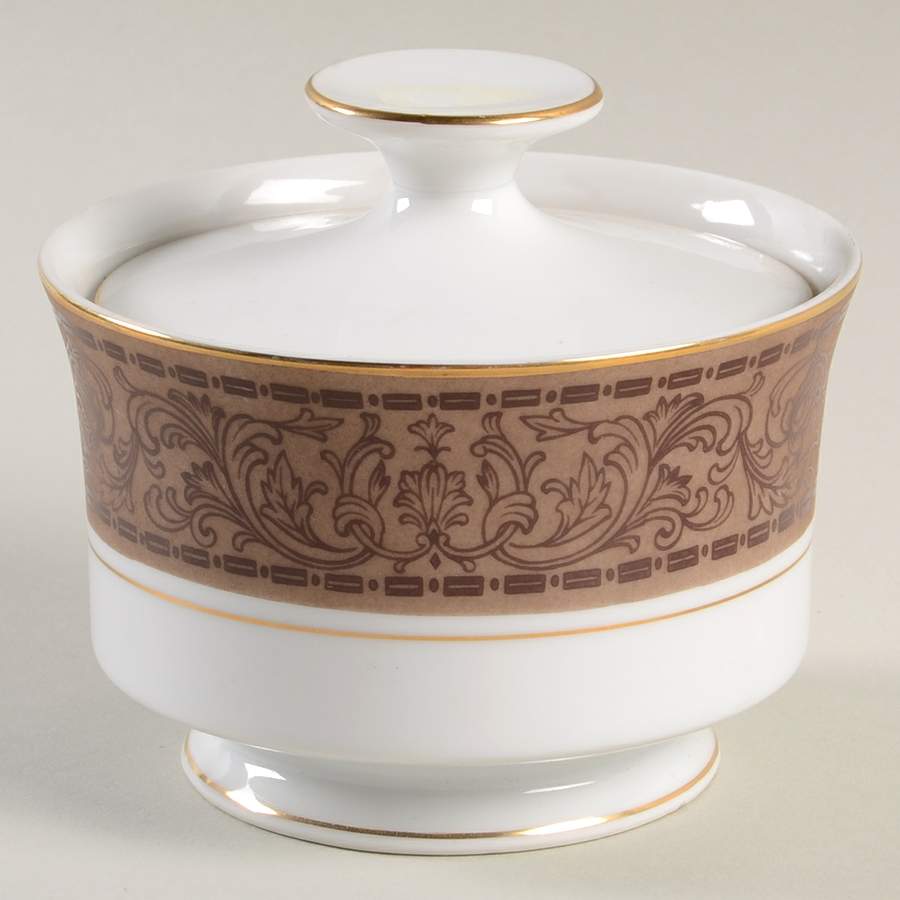 Lordship Sugar Bowl & Lid by Bristol (Japan)-1