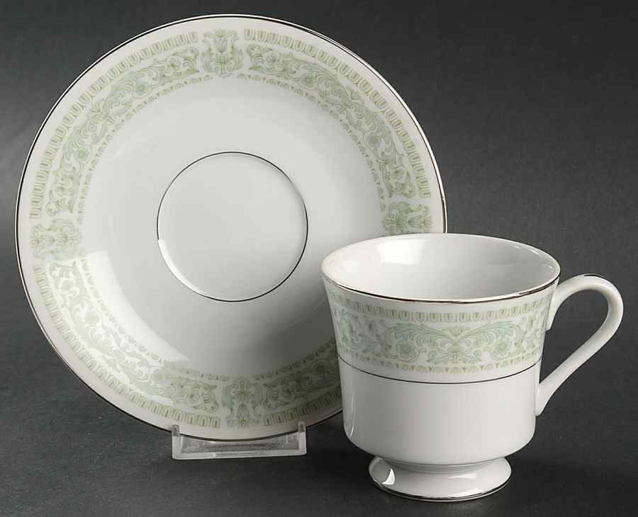 Newport Footed Cup & Saucer Set by Bristol (Japan)-1