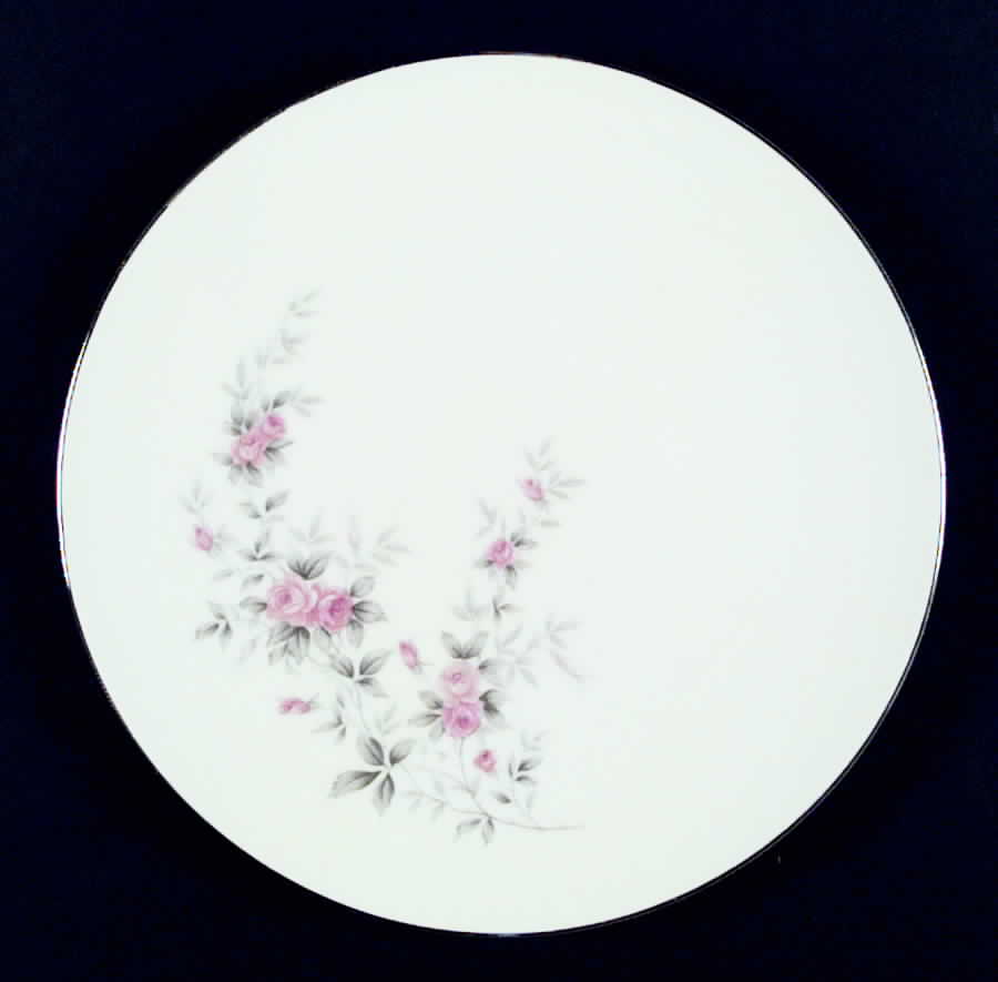 Pink Rose Dinner Plate by Bristol (Japan)-1