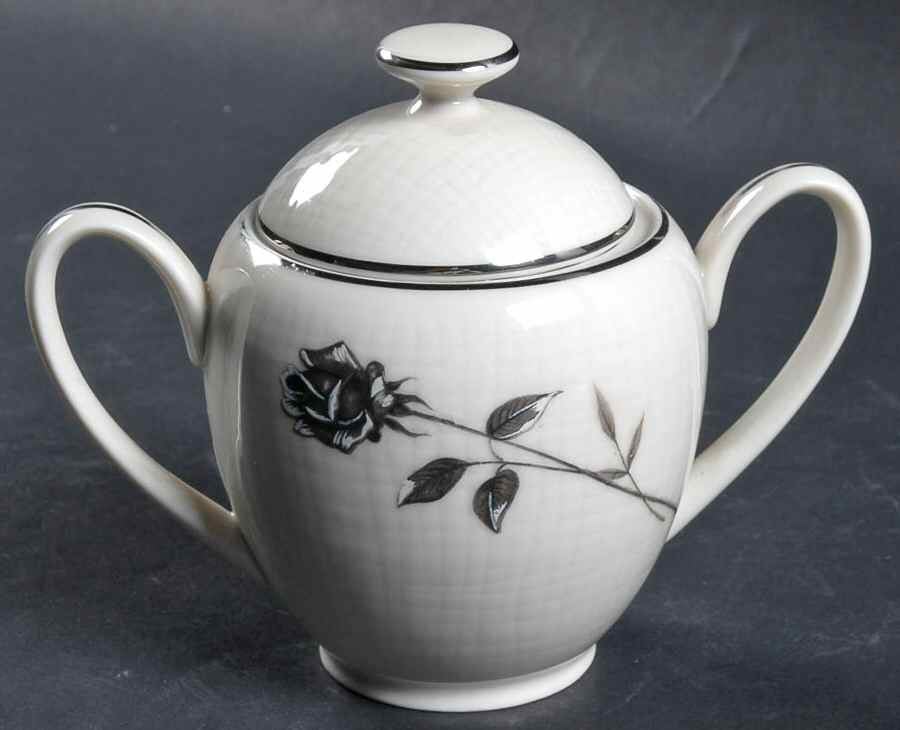 Rendezvous Sugar Bowl & Lid by Bristol (Japan)-1