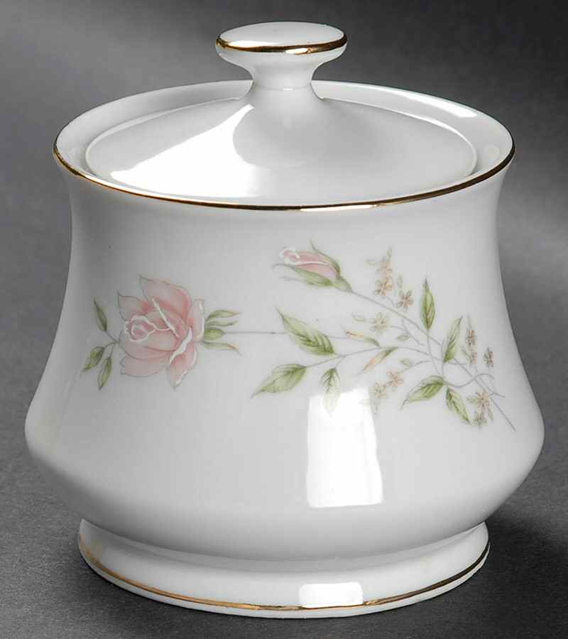 Rhonda Sugar Bowl & Lid by Bristol (Japan)-1