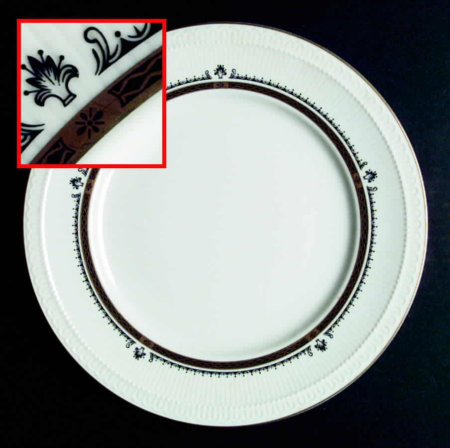 Romano Dinner Plate by Bristol (Japan)-1