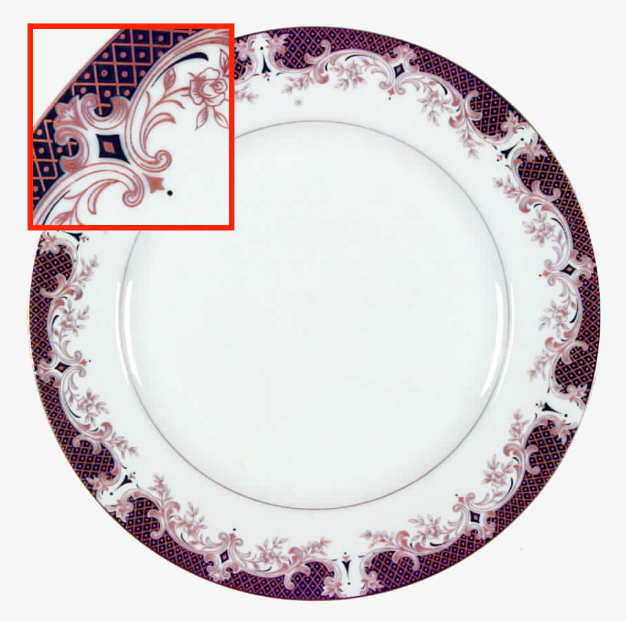 Rosa Oro Dinner Plate by Bristol (Japan)-1