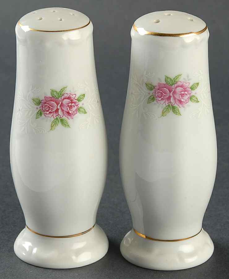 Rose Point Salt & Pepper Set by Bristol (Japan)-1