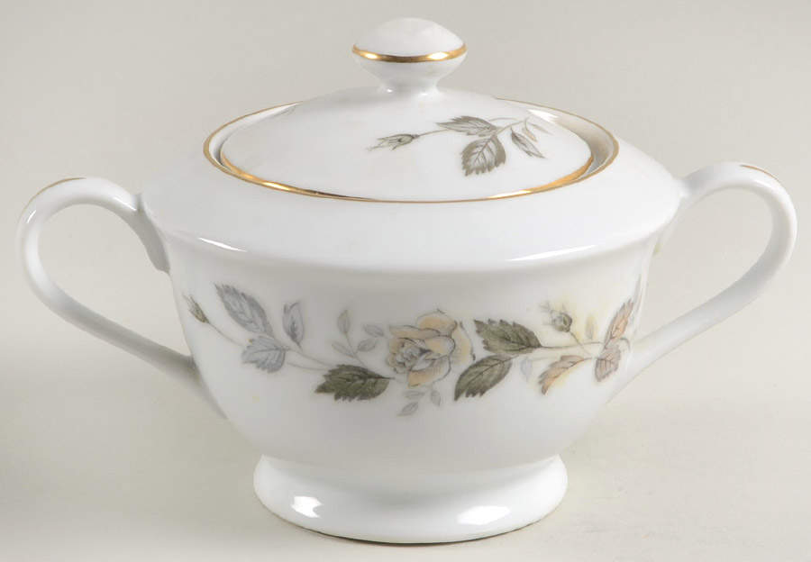September Song Sugar Bowl & Lid by Bristol (Japan)-1