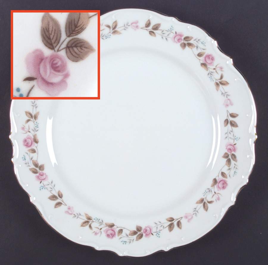 Spring Garden Dinner Plate by Bristol (Japan)-1