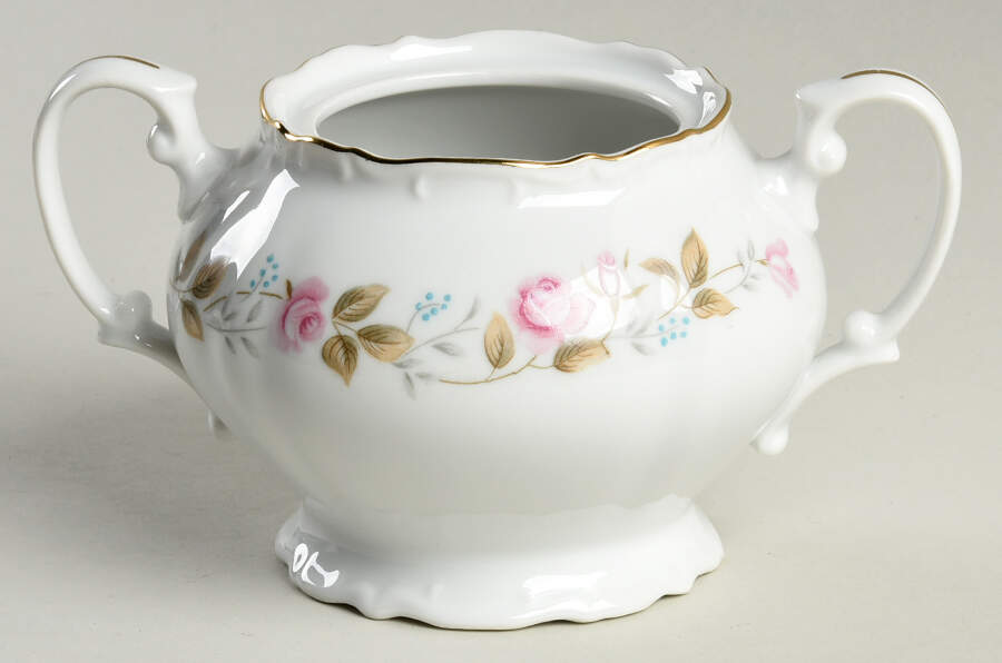 Spring Garden Sugar Bowl No Lid by Bristol (Japan)-1