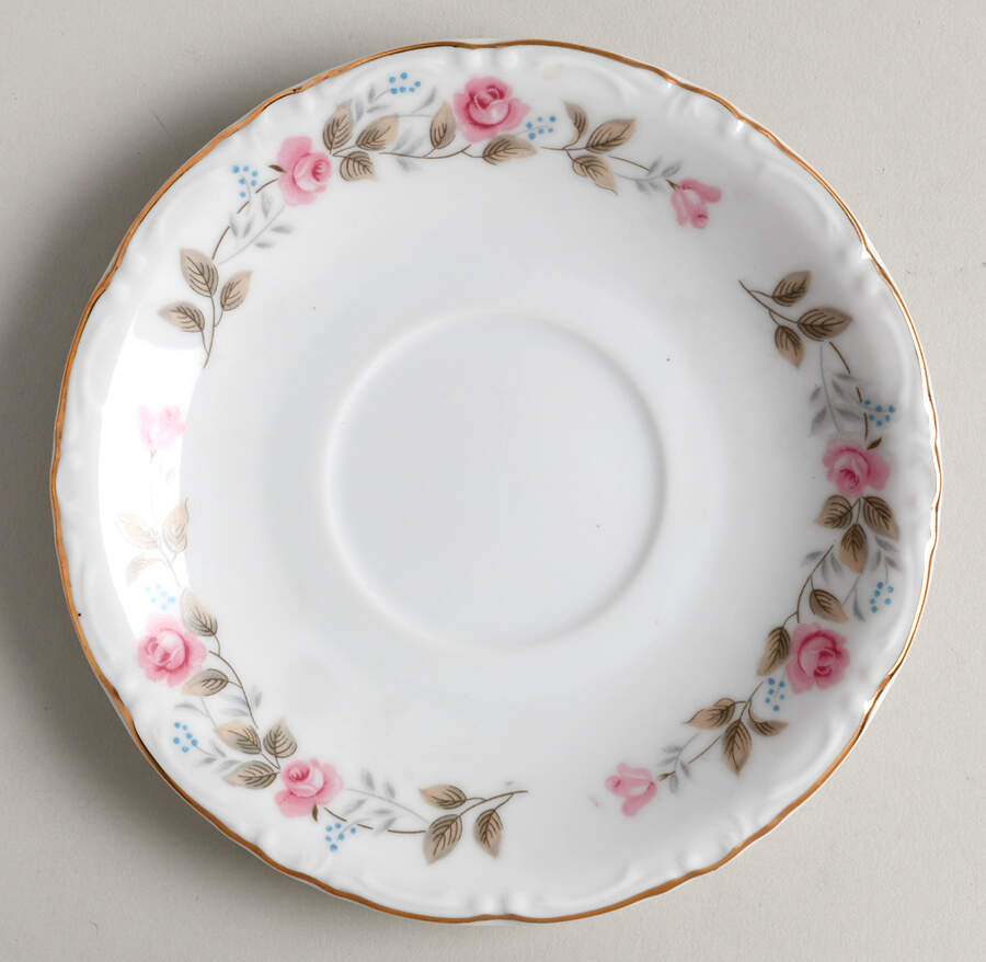 Spring Garden Saucer for Footed Cup by Bristol (Japan)-1