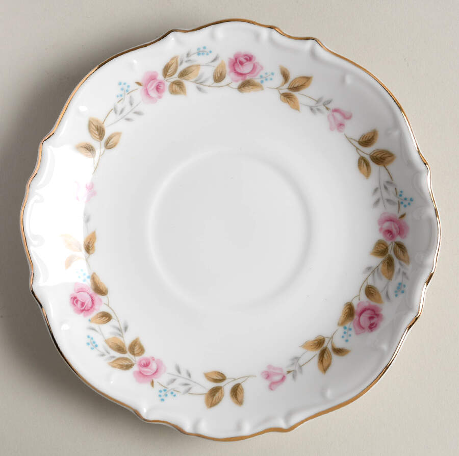 Spring Garden Saucer for Footed Cup by Bristol (Japan)-1
