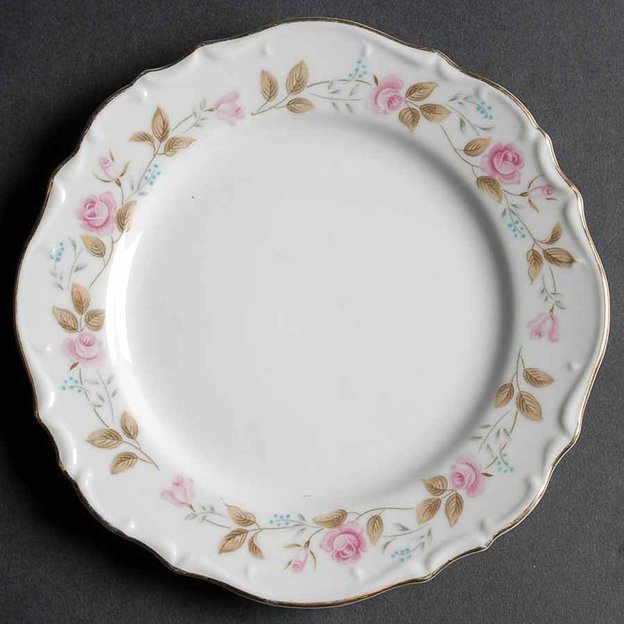 Spring Garden Bread & Butter Plate by Bristol (Japan)-1