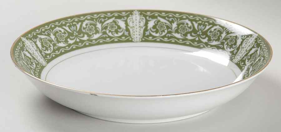 Spanish Scroll Coupe Soup Bowl by Bristol (Japan)-1