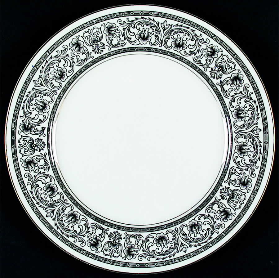Tribute (Gold Trim) Dinner Plate by Bristol (Japan)-1