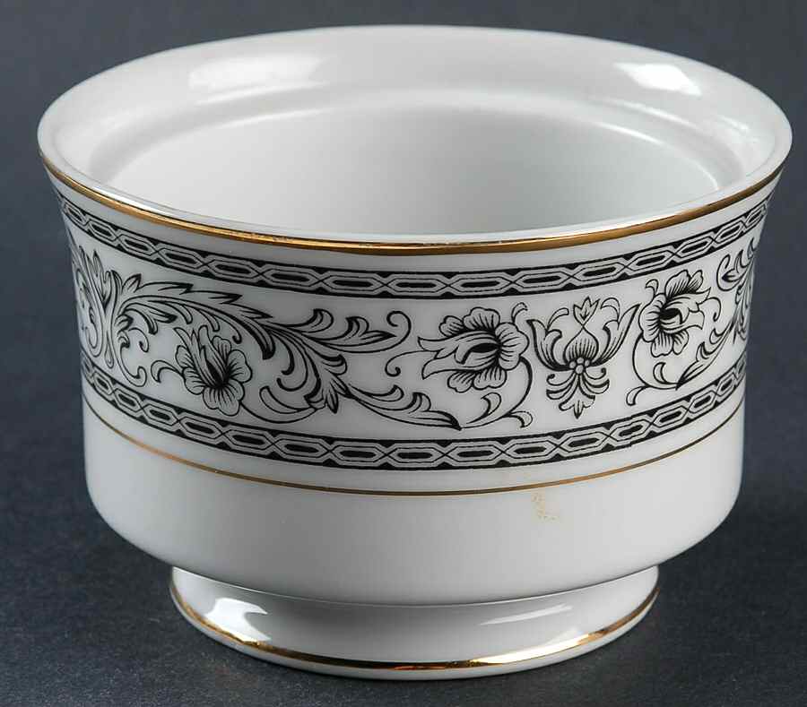Tribute (Gold Trim) Sugar Bowl No Lid by Bristol (Japan)-1