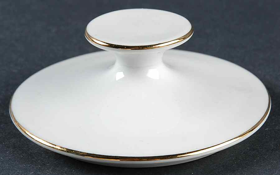 Tribute (Gold Trim) Lid for Sugar Bowl by Bristol (Japan)-1