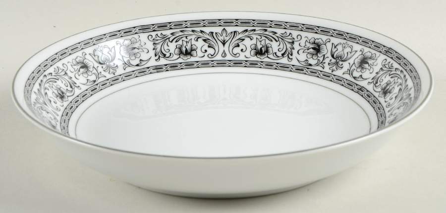 Tribute (Platinum Trim) Coupe Soup Bowl by Bristol (Japan)-1