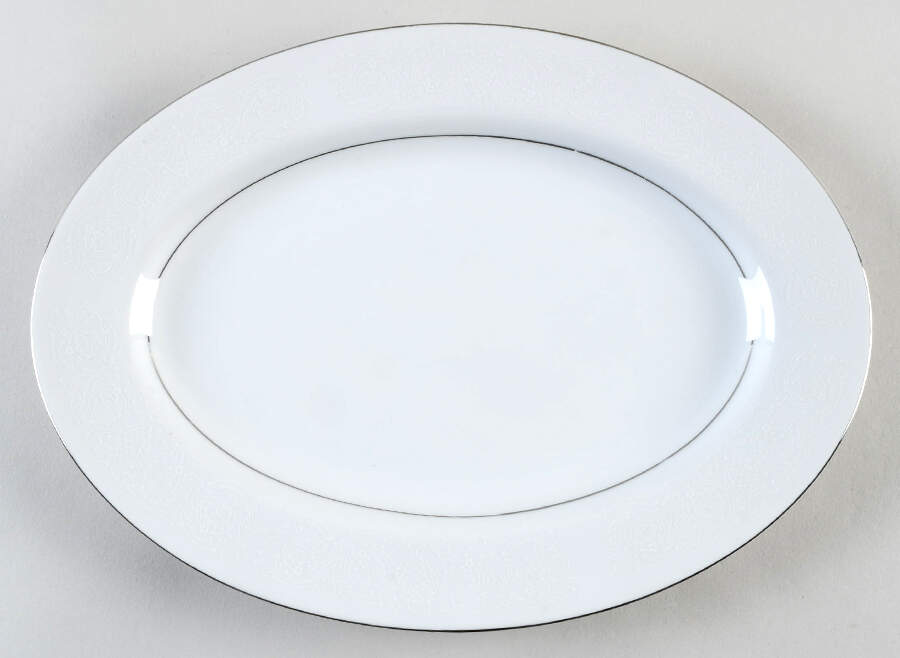 Whitehaven 12" Oval Serving Platter by Bristol (Japan)-1