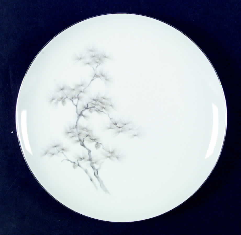 Winter Pine Dinner Plate by Bristol (Japan)-1