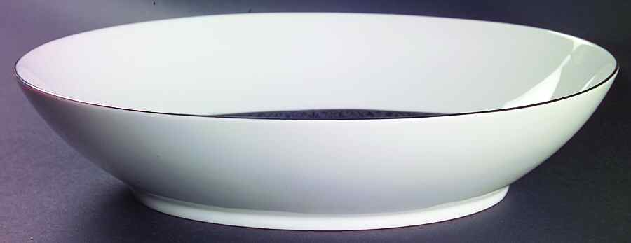 Midnight Velvet 10" Oval Vegetable Bowl by Brookwood-1
