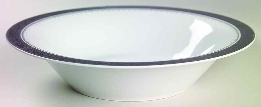 Midnight Velvet Rim Soup Bowl by Brookwood-1
