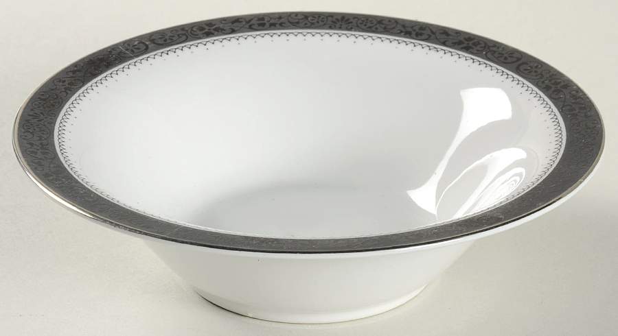 Midnight Velvet Rim Cereal Bowl by Brookwood-1